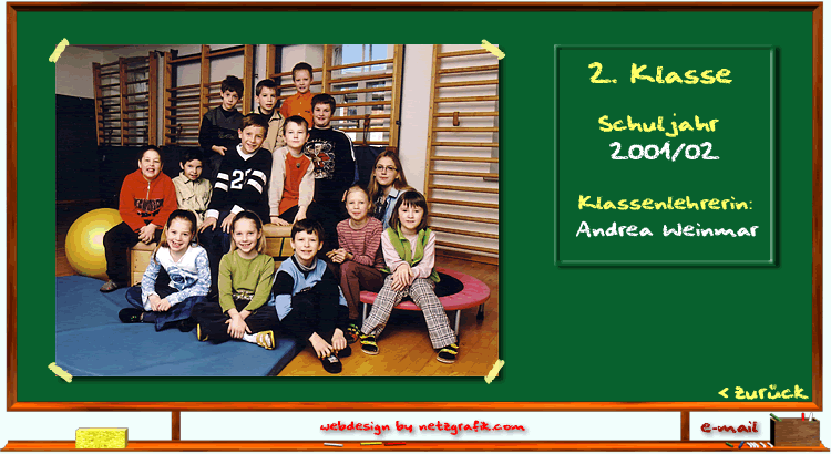 2. Klasse Schuljahr 2001/02