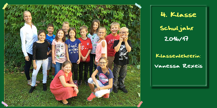 4. Klasse Schuljahr 2016/17